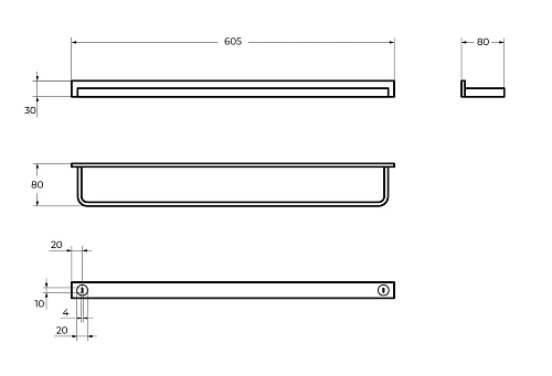 Полотенцедержатель CEZARES MAXIMA CZR-F-8912 хром Полотенцедержатель CEZARES MAXIMA CZR-F-8912 хром