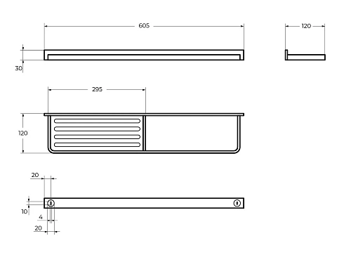 Полотенцедержатель CEZARES MAXIMA CZR-F-8916 хром Полотенцедержатель CEZARES MAXIMA CZR-F-8916 хром