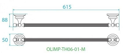 Полотенцедержатель CEZARES OLIMP-TH06 золото 24 карат-металл 60 см OLIMP-TH06-03/24-M Полотенцедержатель CEZARES OLIMP-TH06 золото 24 карат-металл 60 см OLIMP-TH06-03/24-M