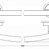 Полотенцедержатель FBS Ellea ELL 032 длина 60 см Полотенцедержатель FBS Ellea ELL 032 длина 60 см