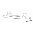 Полотенцедержатель FBS Ellea ELL 034 двойной длина 30 см Полотенцедержатель FBS Ellea ELL 034 двойной длина 30 см