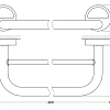 Полотенцедержатель FBS Luxia LUX 037 двойной длина 60 см Полотенцедержатель FBS Luxia LUX 037 двойной длина 60 см