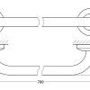 Полотенцедержатель FBS Standard STA 033 длина 70 см Полотенцедержатель FBS Standard STA 033 длина 70 см