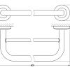 Полотенцедержатель FBS Standard STA 037 двойной длина 60 см Полотенцедержатель FBS Standard STA 037 двойной длина 60 см