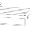 Полотенцедержатель FBS Vizovice VIZ 039 длина 30 см Полотенцедержатель FBS Vizovice VIZ 039 длина 30 см