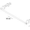 Полотенцедержатель Fixsen Crystal SF-35001 60 см Полотенцедержатель Fixsen Crystal SF-35001 60 см