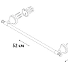 Полотенцедержатель Fixsen Crystal SF-35001A 45 см Полотенцедержатель Fixsen Crystal SF-35001A 45 см