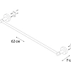 Полотенцедержатель Fixsen Modern FX-51501 60 см Полотенцедержатель Fixsen Modern FX-51501 60 см
