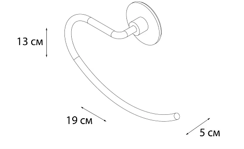 Полотенцедержатель Fixsen Round FX-92111 Полотенцедержатель Fixsen Round FX-92111