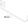 Полотенцедержатель Fixsen Square FX-93101 40 см Полотенцедержатель Fixsen Square FX-93101 40 см
