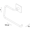 Полотенцедержатель Fixsen Square FX-93111 Полотенцедержатель Fixsen Square FX-93111