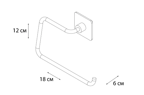 Полотенцедержатель Fixsen Square FX-93111 Полотенцедержатель Fixsen Square FX-93111