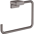 Полотенцедержатель Hansgrohe AddStoris 41754340, шлифованный черный хром Полотенцедержатель Hansgrohe AddStoris 41754340, шлифованный черный хром