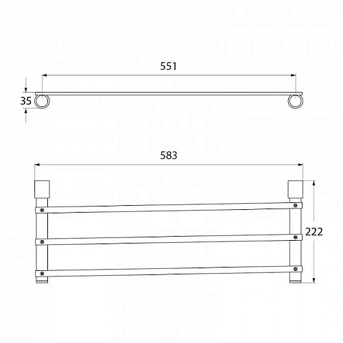 Полотенцедержатель IDDIS Monet (L0210A) Полотенцедержатель IDDIS Monet (L0210A)