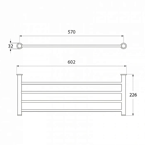 Полотенцедержатель IDDIS Renior (L0410A) Полотенцедержатель IDDIS Renior (L0410A)
