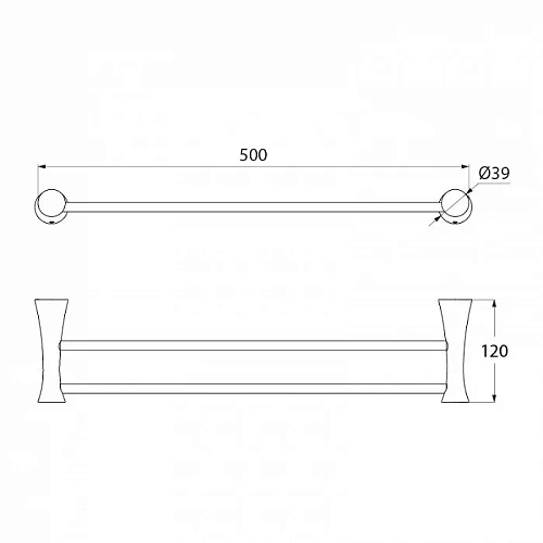 Полотенцедержатель IDDIS Vico (VICSB21I49) Полотенцедержатель IDDIS Vico (VICSB21I49)
