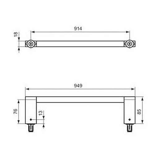 Полотенцедержатель Ideal Standard Connect 100 см E6984AA Полотенцедержатель Ideal Standard Connect 100 см E6984AA