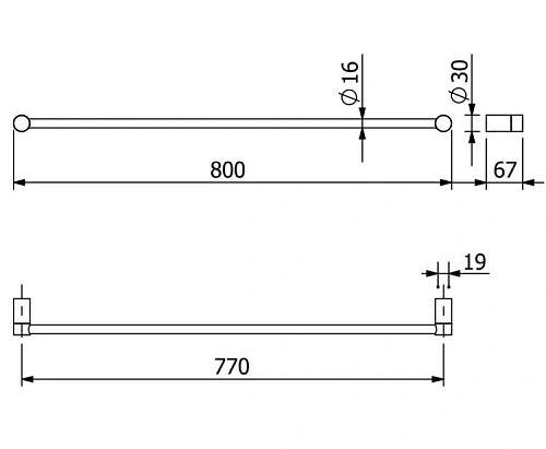 Полотенцедержатель Kludi VELA R 58961N0 брашированное золото Полотенцедержатель Kludi VELA R 58961N0 брашированное золото