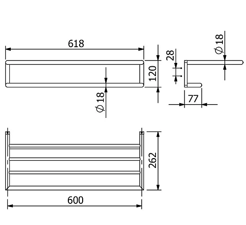 Полотенцедержатель Kludi VELA R 58989N0 брашированное золото Полотенцедержатель Kludi VELA R 58989N0 брашированное золото