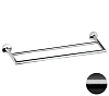 Полотенцедержатель Remer Guest GS33CFP, черный брашированный хром 60 см