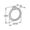 Полотенцедержатель ROCA Hotel's 2.0 кольцо 816724001 Полотенцедержатель ROCA Hotel's 2.0 кольцо 816724001