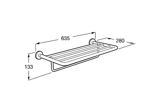 Полотенцедержатель ROCA Hotel's 2.0 хром 816379001 Полотенцедержатель ROCA Hotel's 2.0 хром 816379001