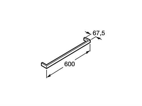 Полотенцедержатель Roca Nuova 816527001 Полотенцедержатель Roca Nuova 816527001