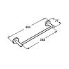 Полотенцедержатель Roca Superinox 817307002 Полотенцедержатель Roca Superinox 817307002