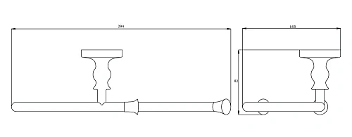 Полотенцедержатель Rush Crete CR35511 29.4 см Полотенцедержатель Rush Crete CR35511 29.4 см