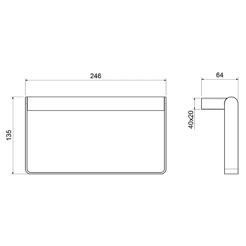 Полотенцедержатель Timo Luiro 18550/18 черное золото Полотенцедержатель Timo Luiro 18550/18 черное золото
