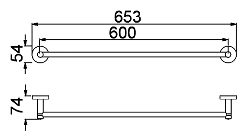 Полотенцедержатель Timo Saona 13053/19 розовое золото Полотенцедержатель Timo Saona 13053/19 розовое золото
