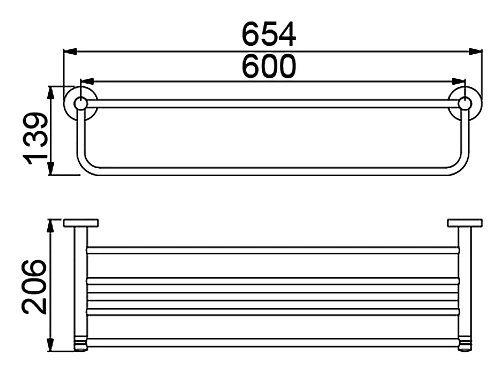 Полотенцедержатель Timo Saona 13058/17 золото матовое Полотенцедержатель Timo Saona 13058/17 золото матовое