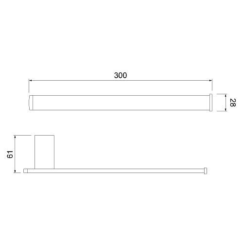 Полотенцедержатель Timo Torne 43050/00 хром Полотенцедержатель Timo Torne 43050/00 хром