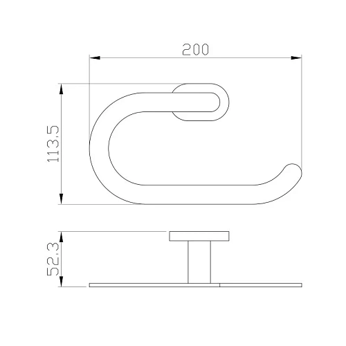 Полотенцедержатель Wonzon & Woghand глянцевое золото (WW-8413-LG) Полотенцедержатель Wonzon & Woghand глянцевое золото (WW-8413-LG)
