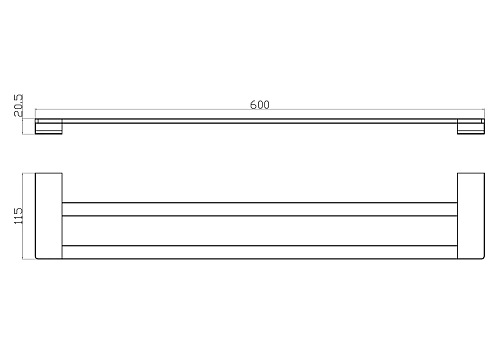 Полотенцедержатель Wonzon & Woghand темный графит (WW-9111-GM) Полотенцедержатель Wonzon & Woghand темный графит (WW-9111-GM)