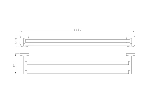 Полотенцедержатель Wonzon & Woghand хром (WW-1001) Полотенцедержатель Wonzon & Woghand хром (WW-1001)