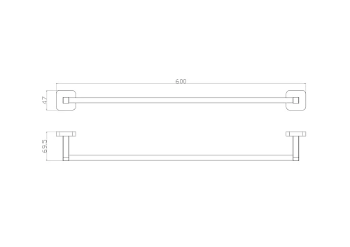 Полотенцедержатель Wonzon & Woghand хром (WW-6612) Полотенцедержатель Wonzon & Woghand хром (WW-6612)