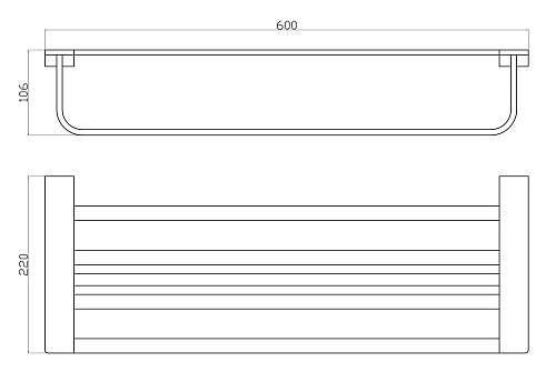 Полотенцедержатель Wonzon & Woghand хром (WW-9181) Полотенцедержатель Wonzon & Woghand хром (WW-9181)