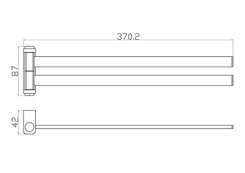 Полотенцедержатель Wonzon & Woghand черный (WW-9131-BL) Полотенцедержатель Wonzon & Woghand черный (WW-9131-BL)
