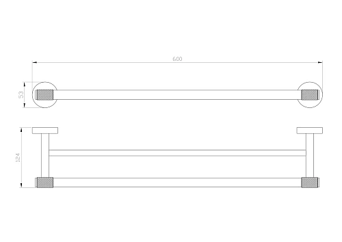 Полотенцедержатель Wonzon & Woghand черный/золото (WW-9211) Полотенцедержатель Wonzon & Woghand черный/золото (WW-9211)