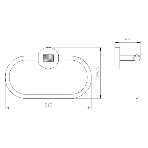 Полотенцедержатель Wonzon & Woghand черный/золото (WW-9213) Полотенцедержатель Wonzon & Woghand черный/золото (WW-9213)