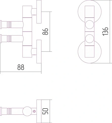 Полотенцедержатель Сунержа ВЕЕР-2 поворотный / L 88 01-3010-2088 Черный хром Полотенцедержатель Сунержа ВЕЕР-2 поворотный / L 88 01-3010-2088 Черный хром