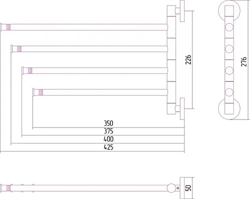 Полотенцедержатель Сунержа ВЕЕР-4 поворотный / L 425 (Золото) 03-3010-4425 Золото Полотенцедержатель Сунержа ВЕЕР-4 поворотный / L 425 (Золото) 03-3010-4425 Золото