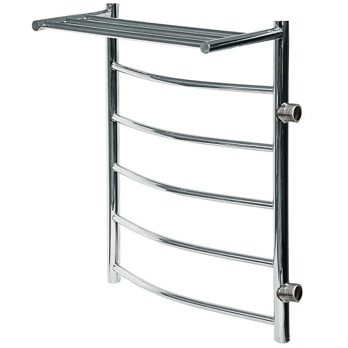 Полотенцесушитель водяной Ника Arc ЛД ВП 80 x 40 см с полочкой, боковое подключение 50 ЛД ВП 80/40_bok_50 Полотенцесушитель водяной Ника Arc ЛД ВП 80 x 40 см с полочкой, боковое подключение 50 ЛД ВП 80/40_bok_50