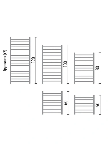 Полотенцесушитель водяной Ника CLASSIC ЛП (Г2) ВП 60/50 Полотенцесушитель водяной Ника CLASSIC ЛП (Г2) ВП 60/50