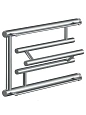 Полотенцесушитель водяной Ника ECON ПЛ-4 32/80 с полкой Полотенцесушитель водяной Ника ECON ПЛ-4 32/80 с полкой