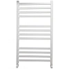 Полотенцесушитель водяной Ника MODERN ЛМ-6 100/50 RAL9016 белый матовый с вентилями (комплект люкс) ЛМ 6 100/50 RAL9016 с вентилями