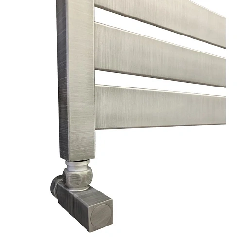 Полотенцесушитель водяной Ника MODERN ЛМ-7 100/50 Matt Antique Silver с вентилями (комплект люкс) Полотенцесушитель водяной Ника MODERN ЛМ-7 100/50 Matt Antique Silver с вентилями (комплект люкс)