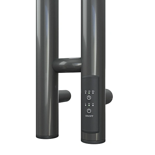 Полотенцесушитель электрический BONNA Asteria 1200x60 BNP-EI2F-dt1206Gt графит Полотенцесушитель электрический BONNA Asteria 1200x60 BNP-EI2F-dt1206Gt графит