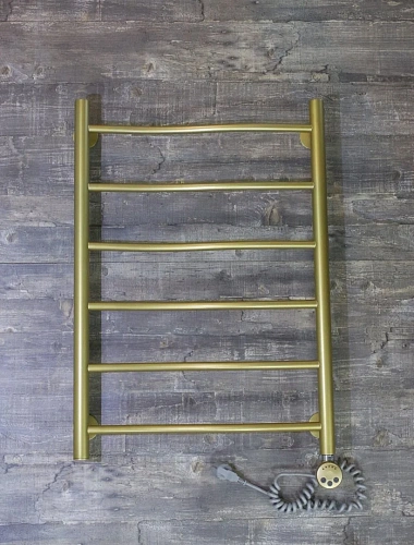 Полотенцесушитель электрический BONNA Danae 700x500 BN5E-H700W500-UPMG золото Полотенцесушитель электрический BONNA Danae 700x500 BN5E-H700W500-UPMG золото